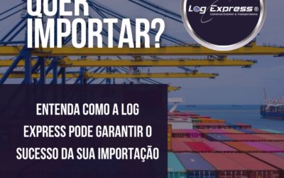 Importação: Quer importar com a Log?