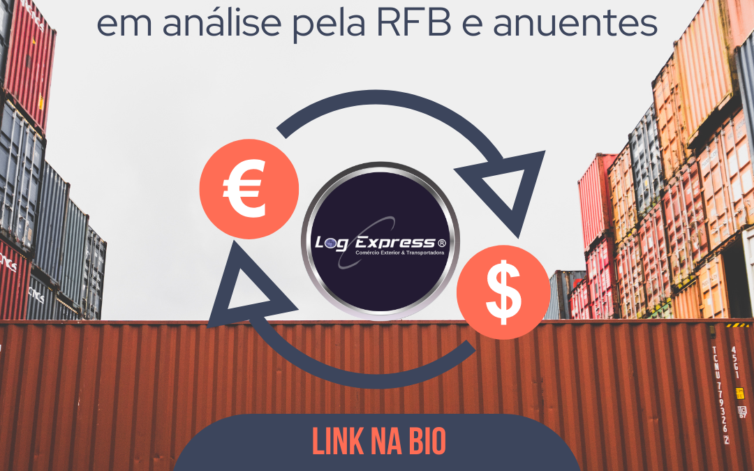 Declaração de importação em análise pela RFB e anuentes